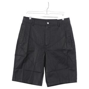 NWT Jordan Nike x Cactus Jack Shorts Men Size 30 Black Coated Waxed Travis Scott